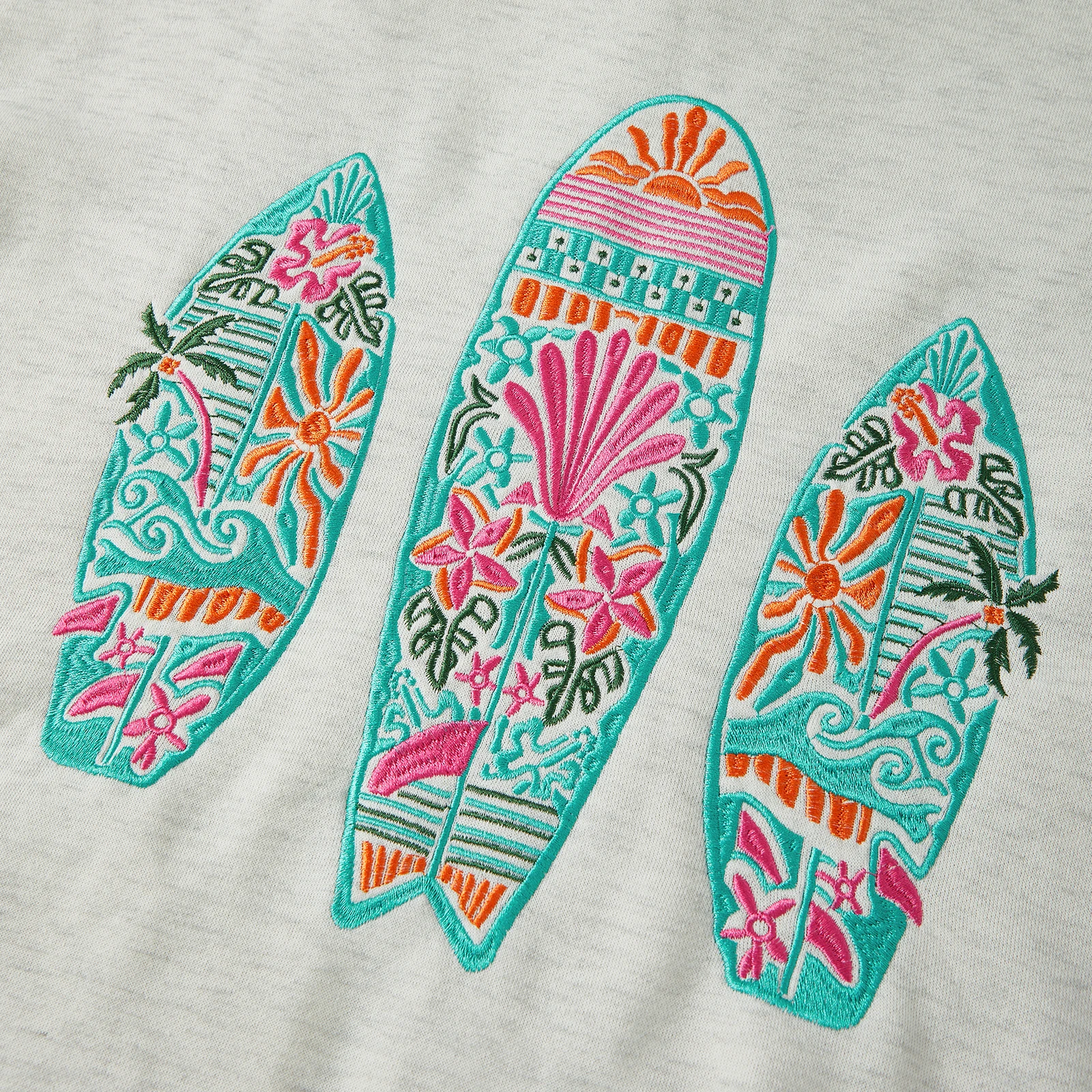 Luxury Women's Spring Autumn Hooded Sweatshirt Long Sleeve Surfboard Embroidery Zip Up Hoodie Alternative Clothing