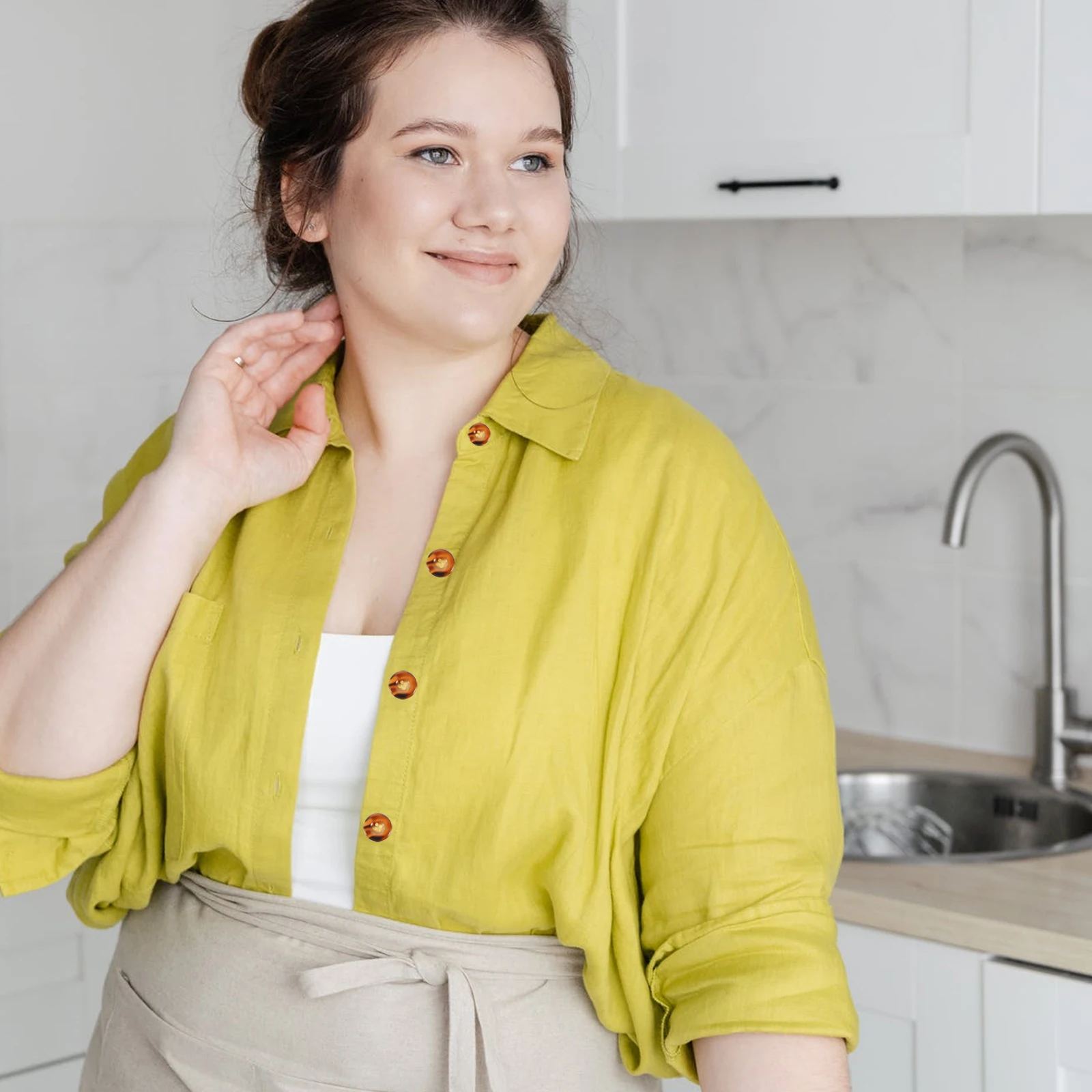 

40Pcs Handmade Sewing Buttons Versatile Buttons for Clothing Replacement Smooth Burrs-Free Design for Sweaters Jackets DIY Style