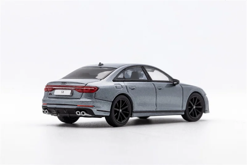 GCD 1:64 A8 2022 S Line Sport Ver S8 Blue/Gray LHD Diecast Model Car