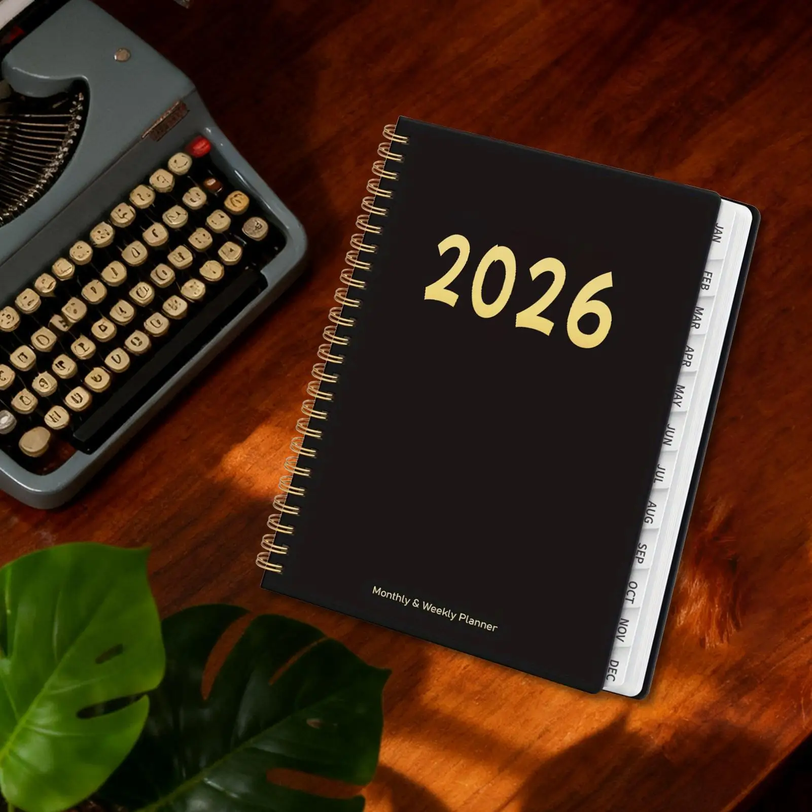 2026 pianificatori Programma rilegato a spirale da 12 mesi 2026 Agenda mensile settimanale per la scuola Studente accademico Donne Insegnante Famiglia Casa