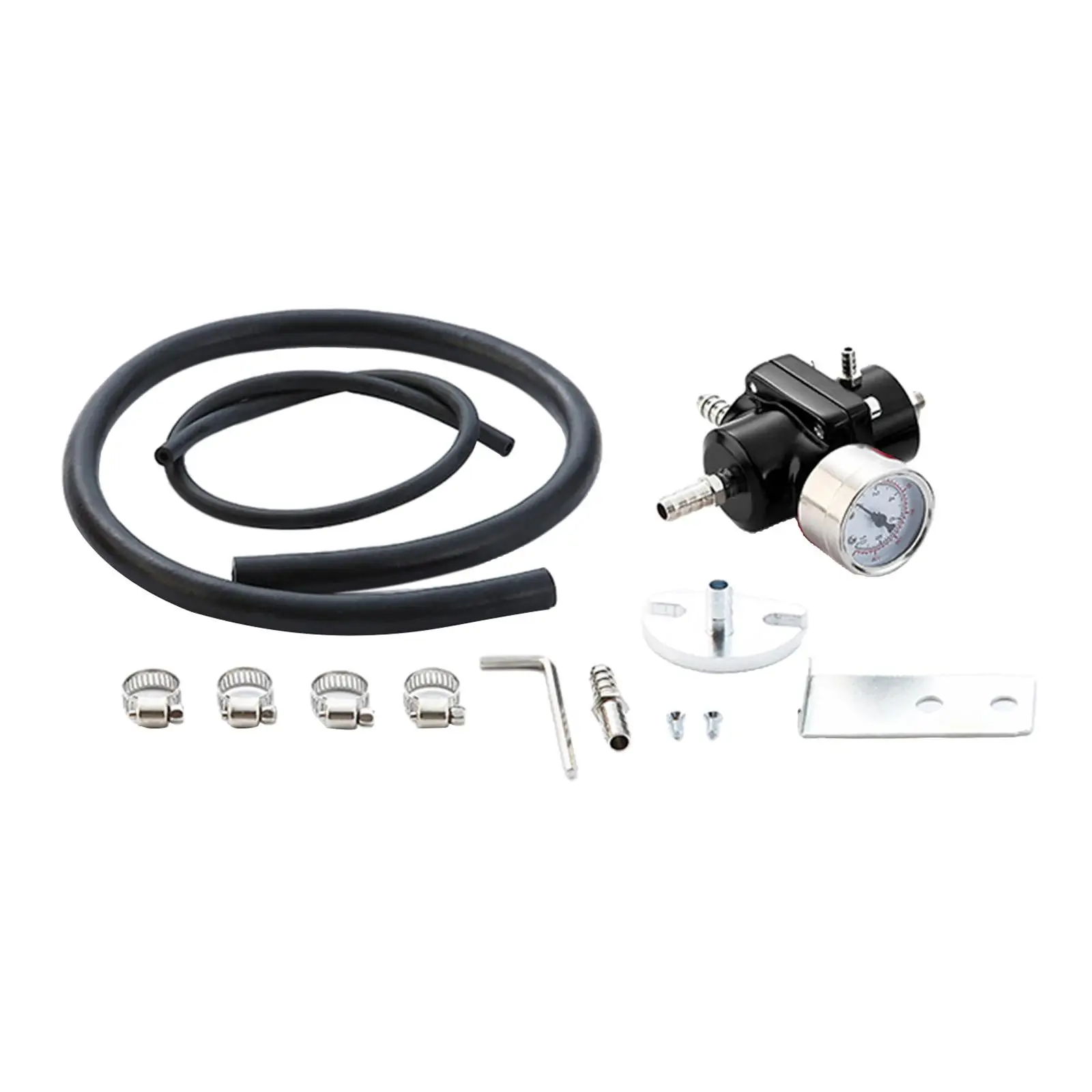 13 peças ajustável regulador de pressão de combustível medidor mangueira kit controles de injeção de combustível