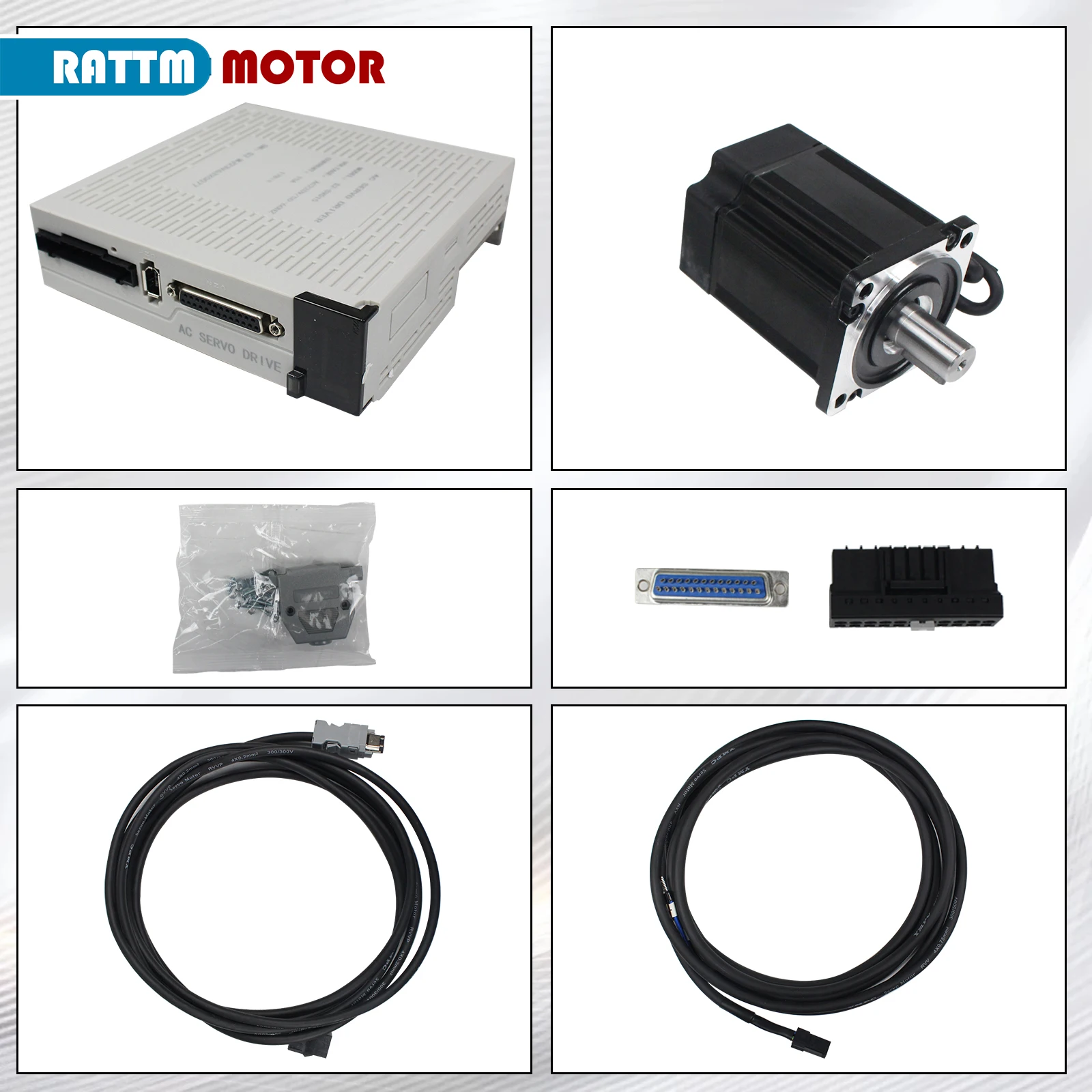 750W AC Servo Motor CNC Controller Kit Set 2.39N.m Magnetic / Optical Encode For Engraving Lathe Machine