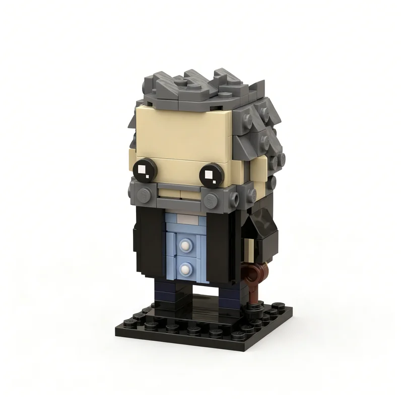 198개 MOC 닥터 그레고리 하우스 MD 브릭헤드 모델 블록 장난감 크리스마스 선물 DIY 아이디어 브릭 교육용 어린이