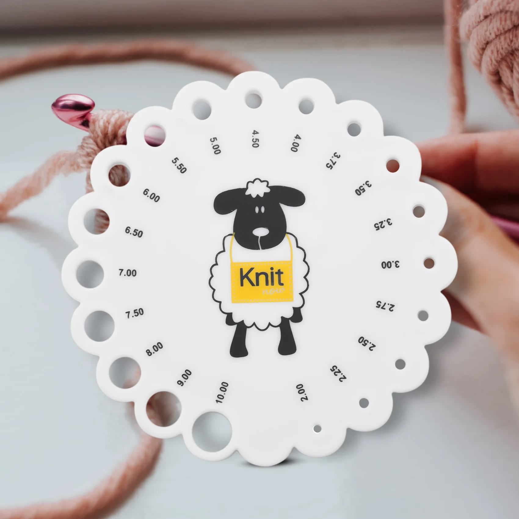 Линейка для вязания