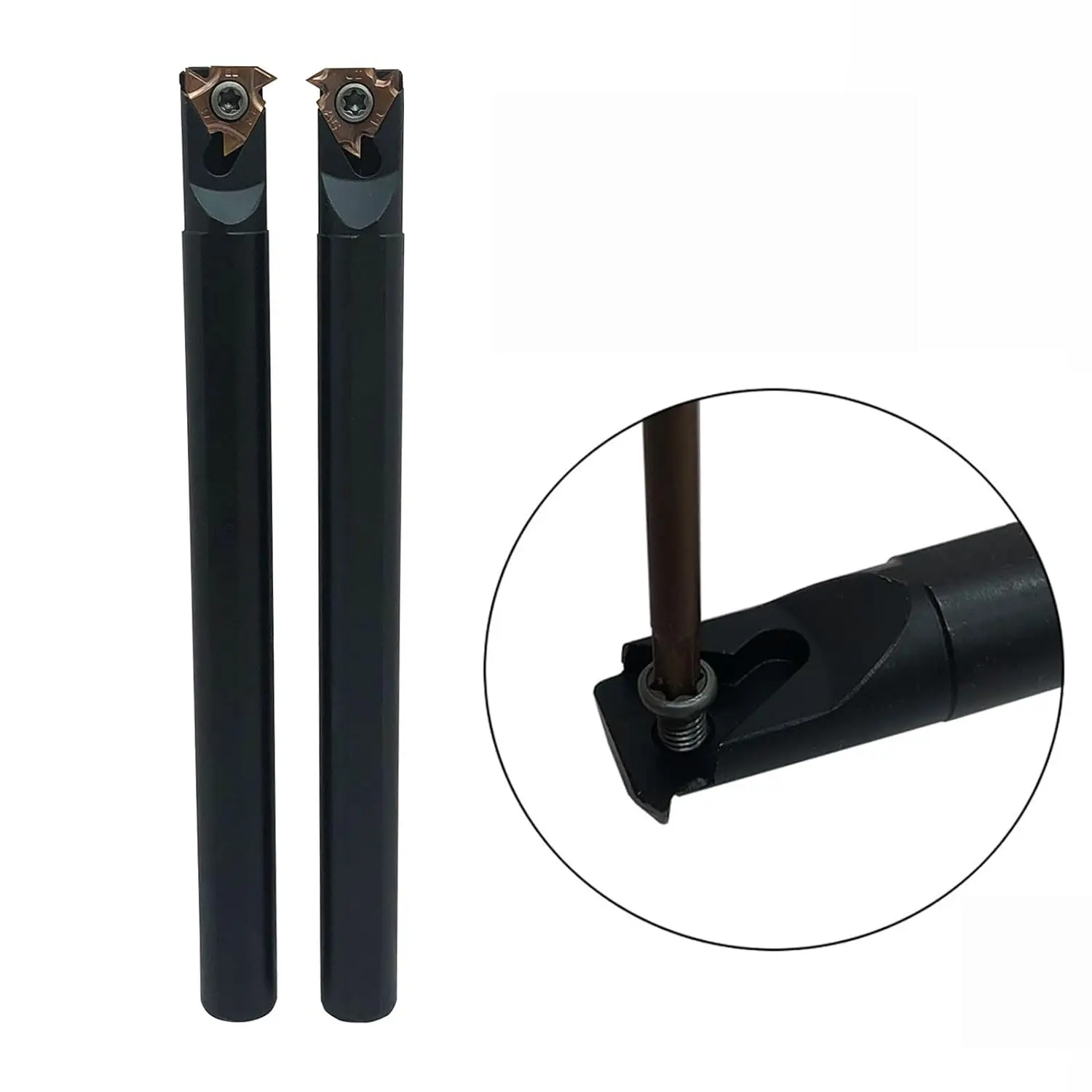 Imagem -06 - Couro Threading Tool Bit Grupo Barras Boring Externas Turning Tool Holders com 11ir Ag60 16er 16ir Ag60 Carbide