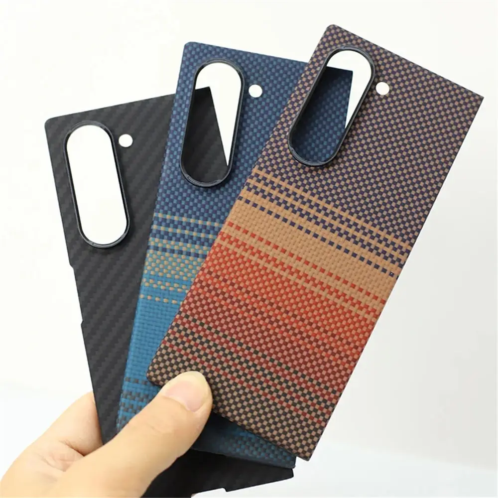 Magnetic Slim Aramid Carbon Fiber Magsafe Case For Samsung Galaxy Z Fold6 Matte Armor Cover