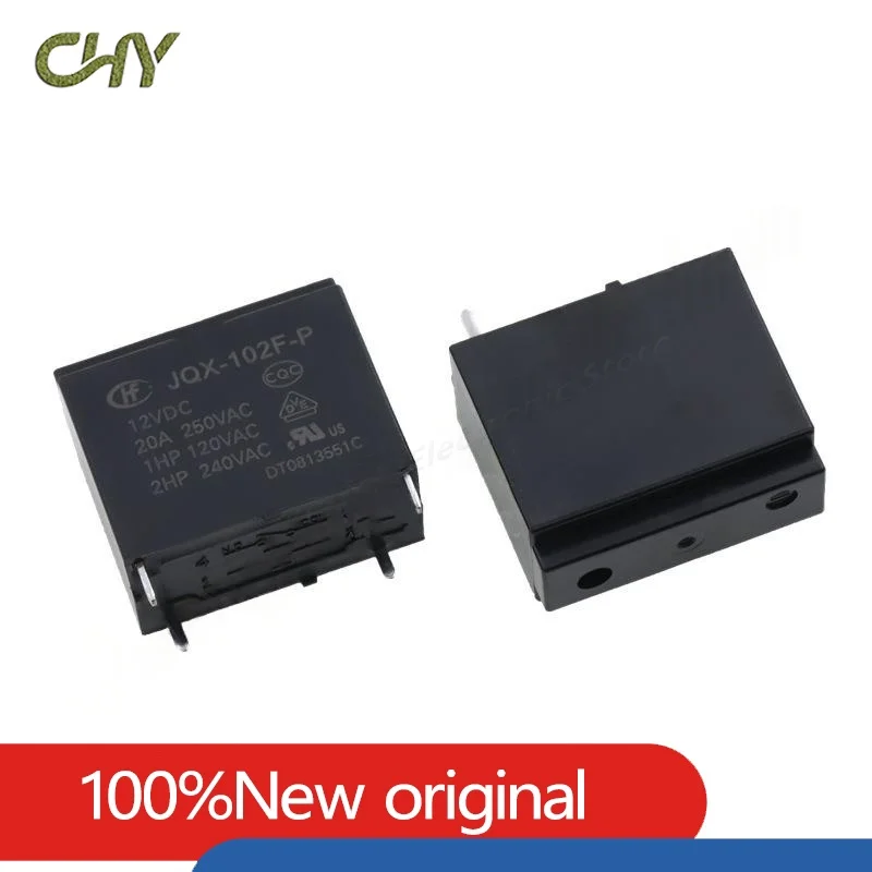 Air Conditioning Water Heater Relay HF102F- JQX-102F-12VDC 24VDC JQX-102F-P-12VDC 4PIN 20A