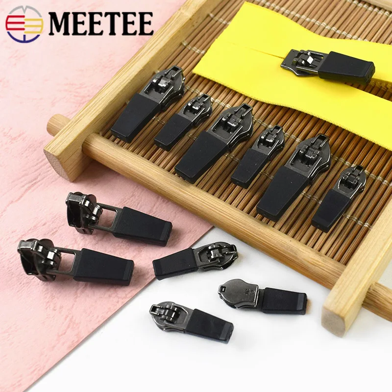 

30/50/100Pcs 3#5# Waterproof Nylon Zippers Slider OutDoor Garment Tent Replace Zipper Puller Bag Jacket Closure Zips Accessories