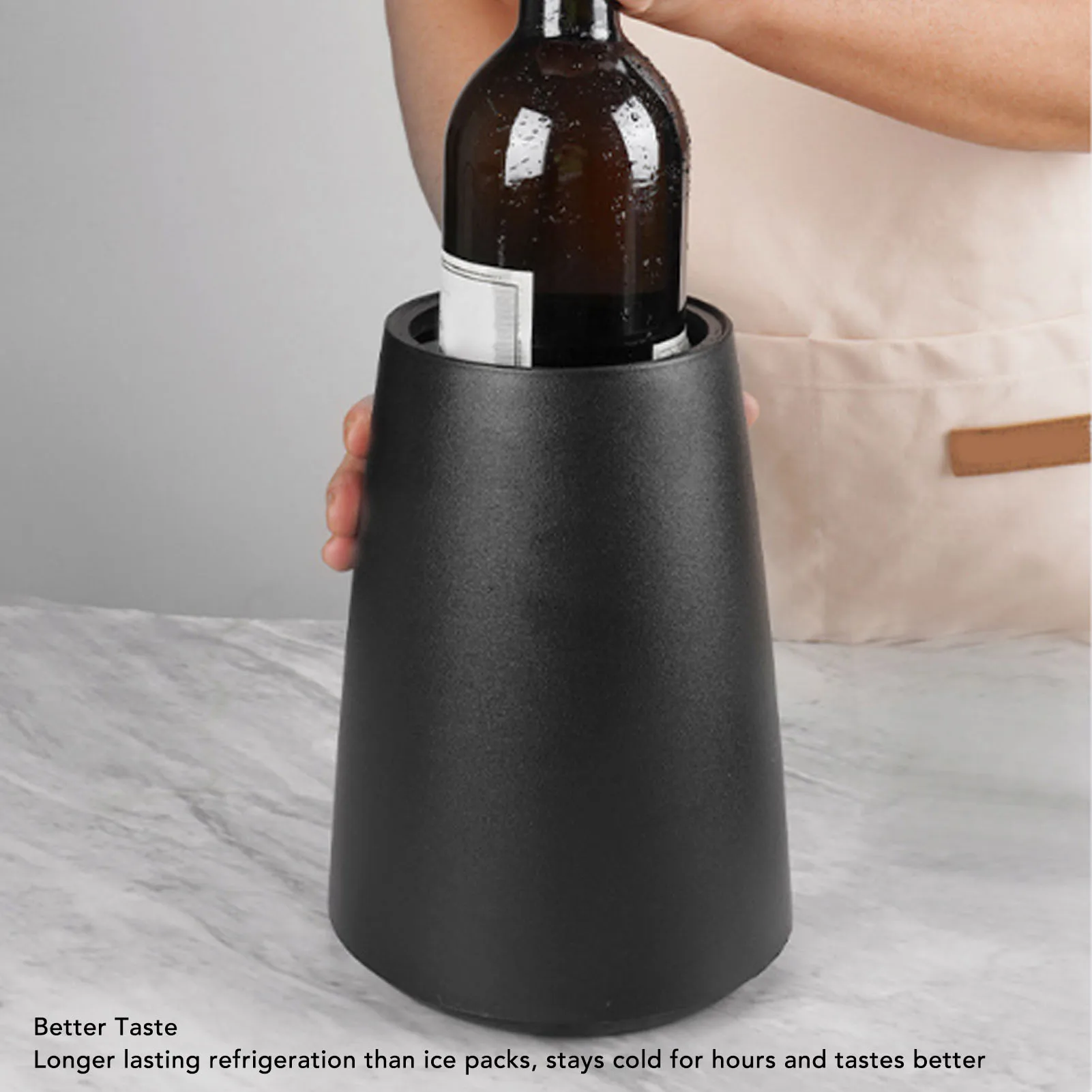 Balde isolado de plástico fosc - Wine Chiller Sleeve avaliação e preço