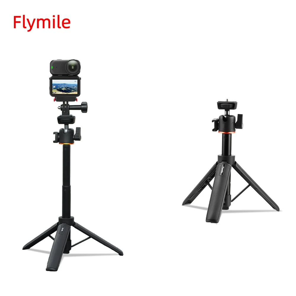 

Flymile Extendable Tripod 21.25" Selfie Stick for DJI OSMO NANO Accessories 360° Ball Head Photography Tripod Extension Rod