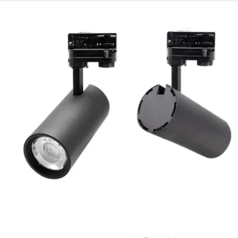 실내 램프 2선 3선 단상 4선 3상 20W 30W 40W LED 트랙 조명 레일 스포트라이트 매장 배경 조명기구 실내 램프 2선 3선 단상 4선 3상 20W 30W 40W LED 트랙 조명 레일 스포트라이트 매장 배경 조명기구