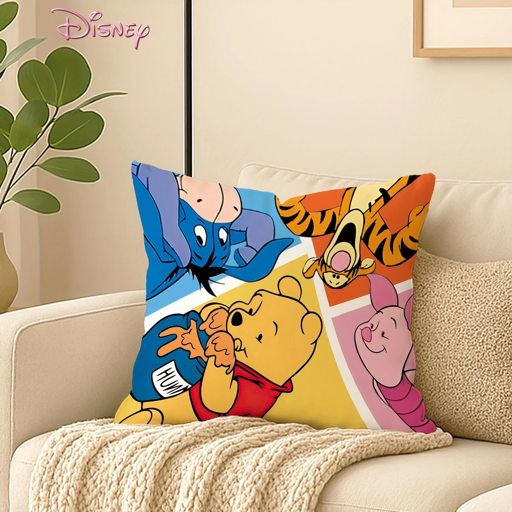 

Winnie The Pooh Pillowcase Disney Cartoon Pillow case Sofa Bed Decoration Child Holiday Party Boy Girl Gifts Custom Pillow Cover