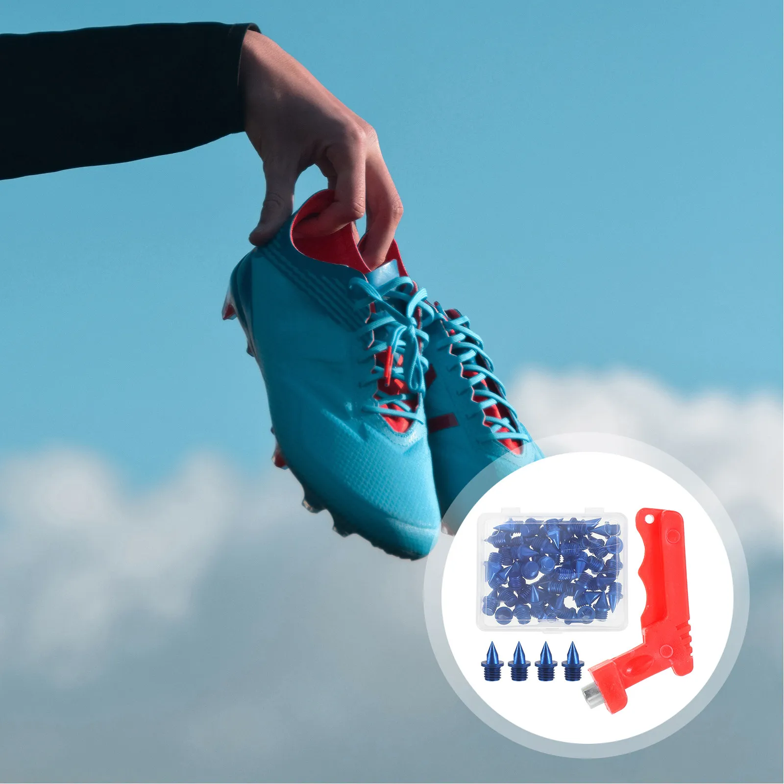 

Комплект шиповок для беговых кроссовок (для спринта и бега на длинные дистанции), стальные и пластиковые шипы, с ключом для шиповок