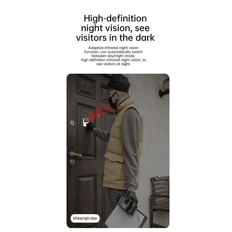 

A93P Tuya Wifi Doorbell Video Doorbell Two-Way Talk Night Vision Camera Doorbell Smart Life Doorbell Smart Home Security Easy To