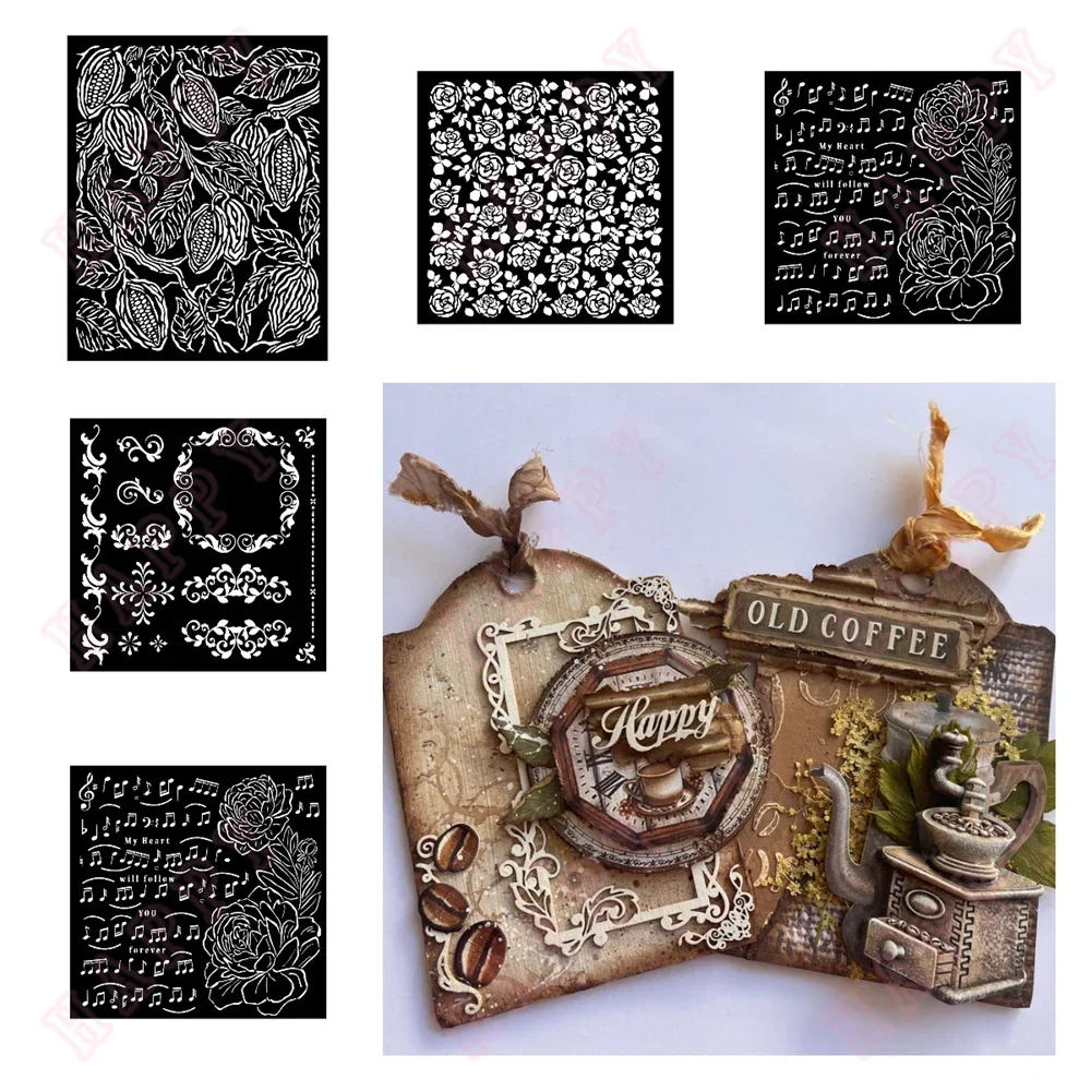 Metal Plates Stencil DIY Layering Stencils Graphics Painting Scrapbooking Ornament Album Embossed Template Stencil  New 2026