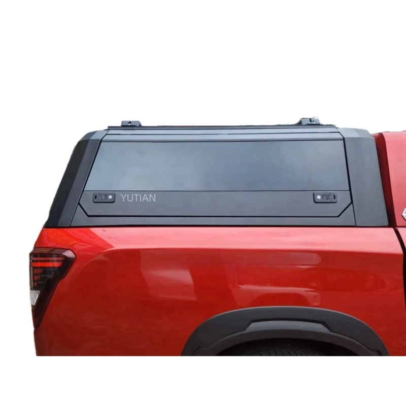 TRUCK CANOPY  For Ssangyong MUSSO XLV 2019-2023 BLACK TITAN HYBRID CANOPY  Truck topper waterproof Anti theft Hardtop canopy