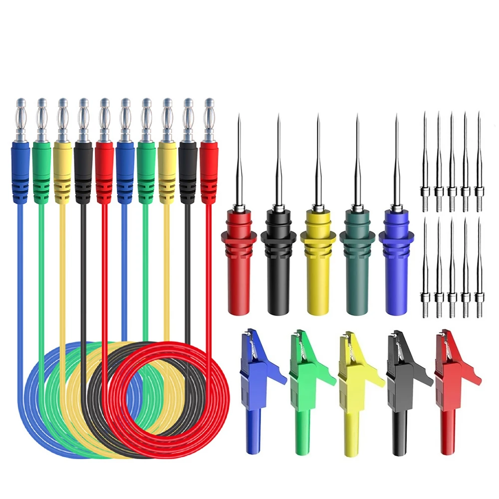 Cleqee P8002 Automotive Diagnostic Test Probe Puncture Needles Oscilloscope Probe Pins Set Repair Tool Accessories HT307