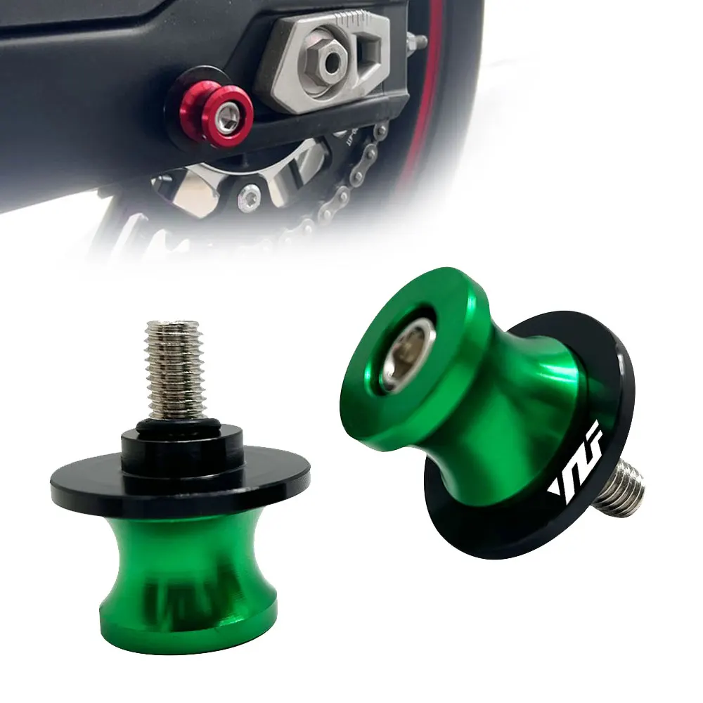 

For YAMAHA YZF R1 R3 R6 R7 R25 1999 2000 2001 2002-2023 Motorcycle Accessories M6 Swingarm Spool Slider 6MM Stand Screws LOGO