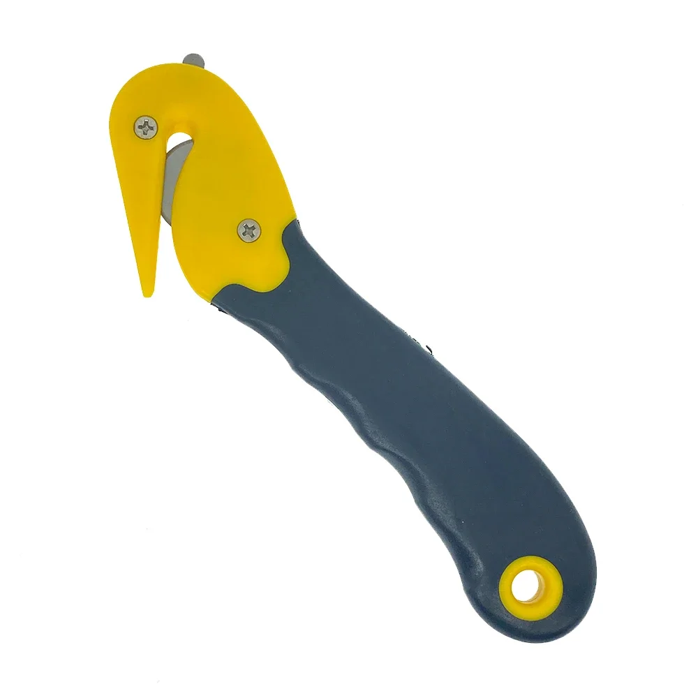 Imagem -03 - Multifuncional Gancho Lâmina Fixa Facas de Disco Tpr Faca Segurança Abridor Caixa Abs Ergonômico Plástico Lidar com Ferramenta Corte Faca Bolso