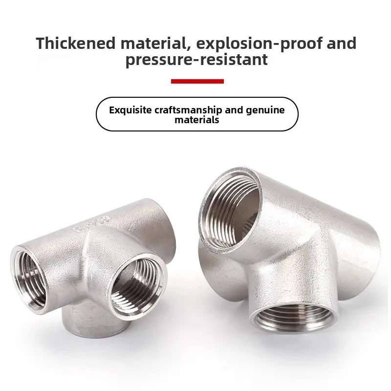 

304 Stainless Steel Three-Dimensional Tee Four-Way Five-Way Pipe Joint 2/3/4/6 Points 1 Inch Inner And Outer Tooth Thread