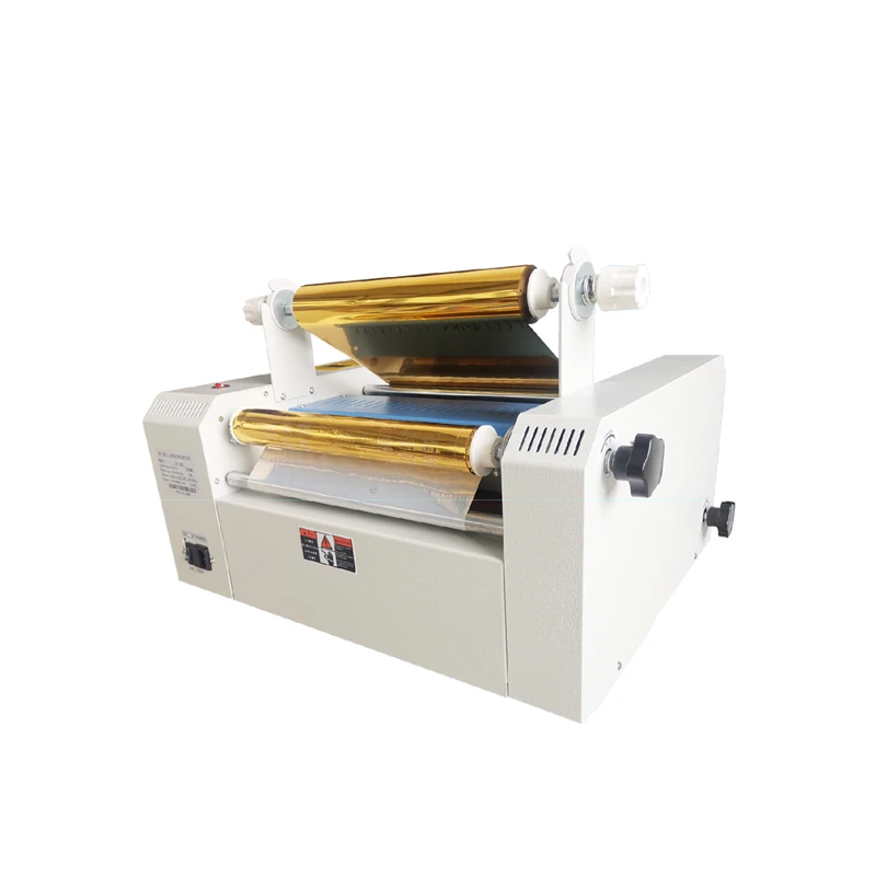 WD-GS360 Single Side Double Sides Foil Stamping Laminator With Pouch Laminating Function Gold Hot Foil Roll Machine