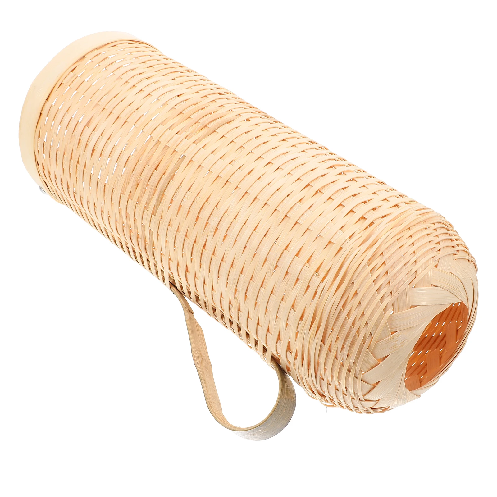 

Bamboo Insulation Bottle Cover 5 Pounds 2L Khaki Color Thermal Kettle Woven Protective Home Office Travel