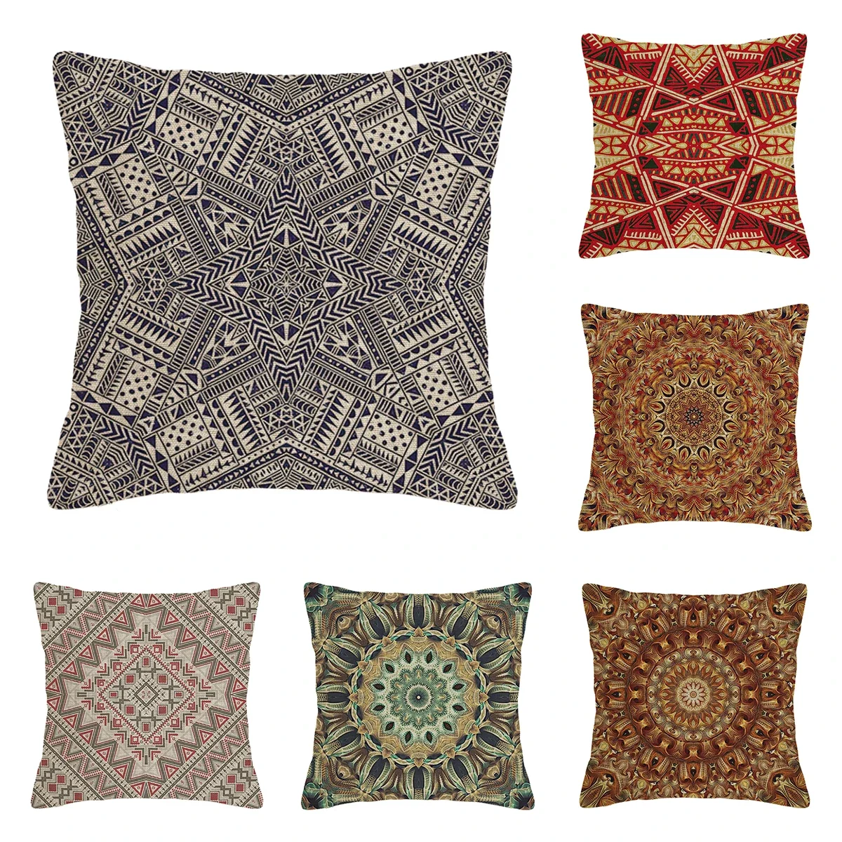 Home living room modern decoration cushion decoration pillow cover 45*45cm 40x40cm 60x60cm 45x45cm Persian pattern 50x50cm boho