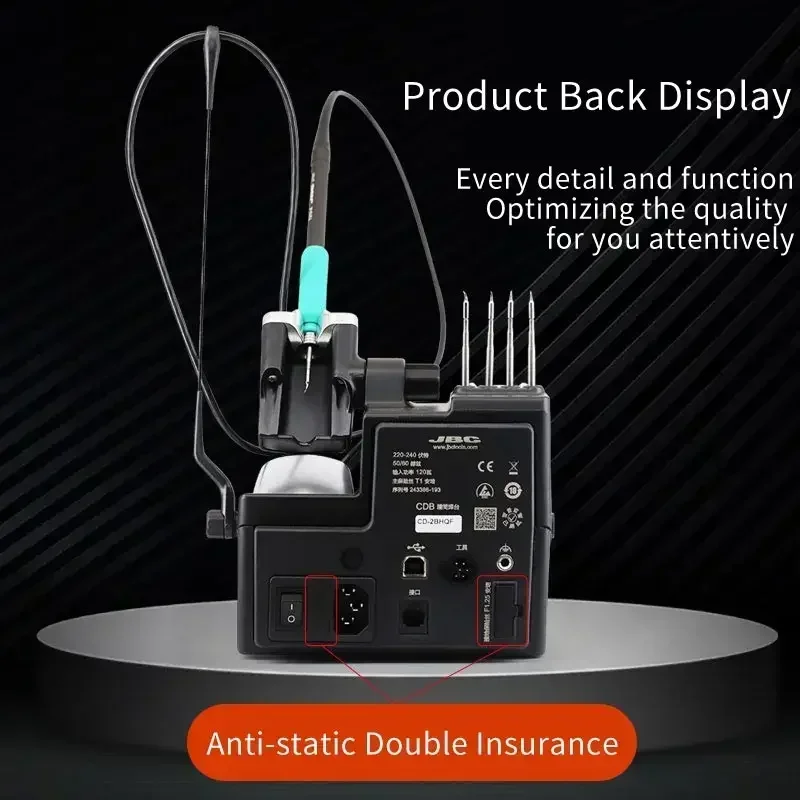 JBC CD-2SHE Soldering Station Compatible Original T210-A Handle C210 Tips Control Temperature Electronic Welding Rework Station