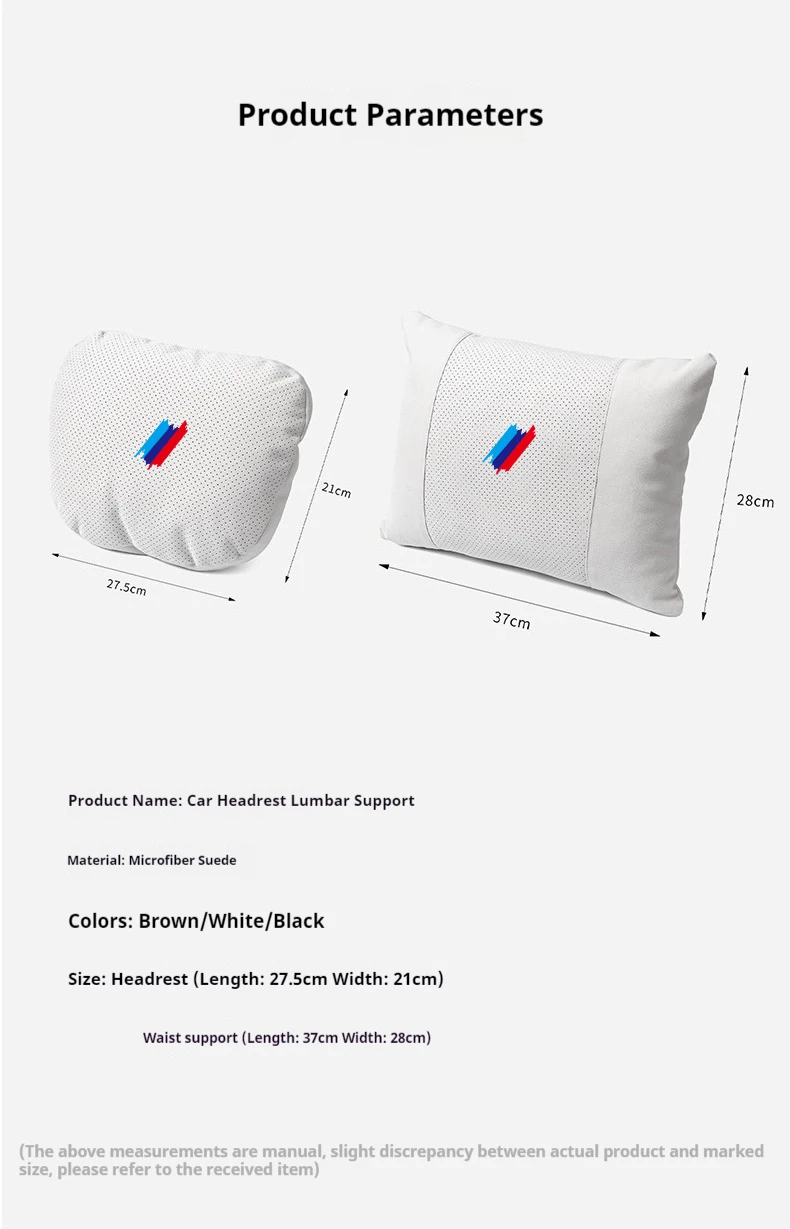 Auto-Kopfstütze Nackenstütze Sitz-Lendenkissen, Für BMW M Performance G30 G32 G01 G02 G05 G06 G07 G26 G23 F40 F20, Nackenkissen – Detail 12