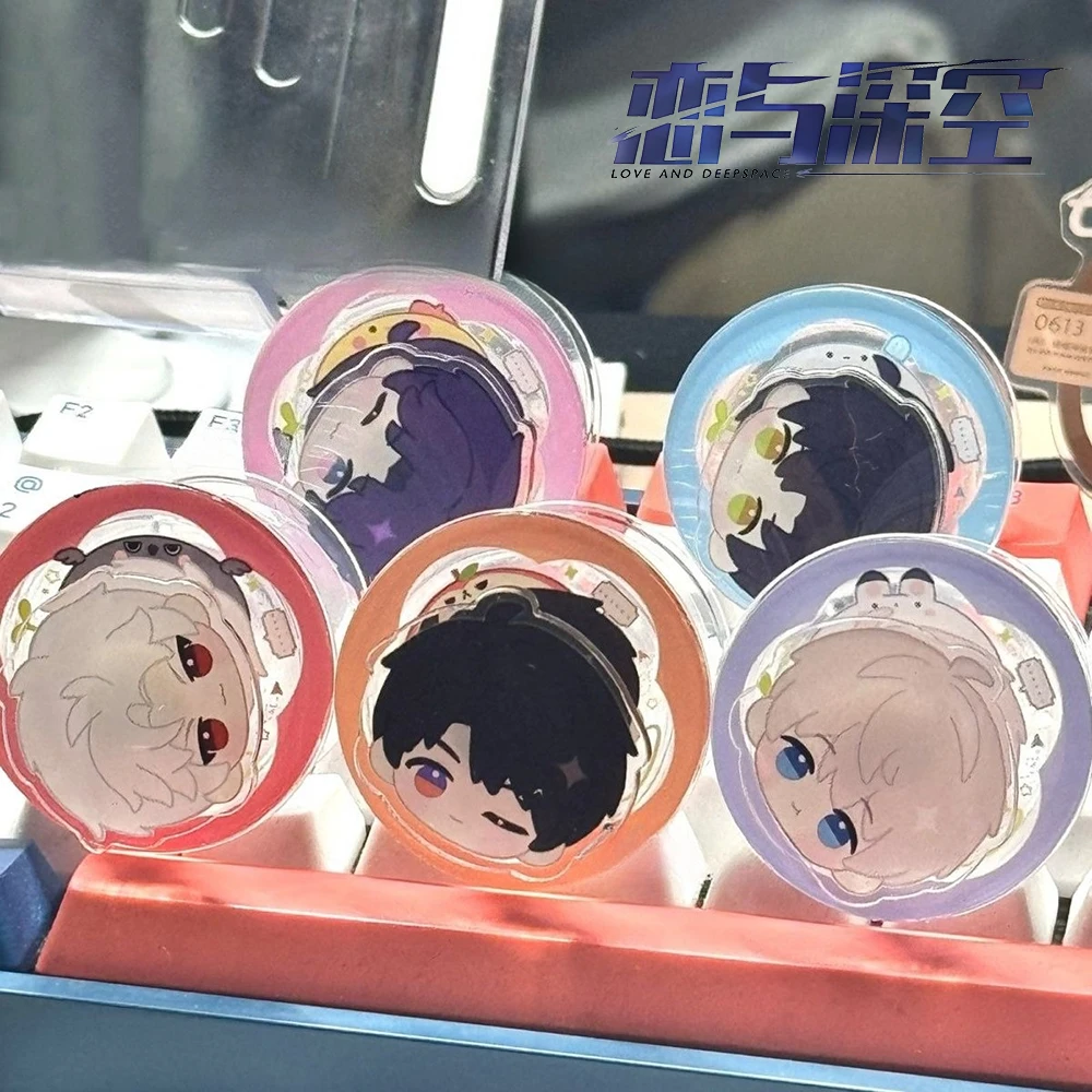 Игра-love-and-deepspace-zayne-xavier-caleb-rafayel-sylus-магнитный-держатель-для-косплея-акриловая-ручка-для-телефона-милый-кронштейн-аксессуары