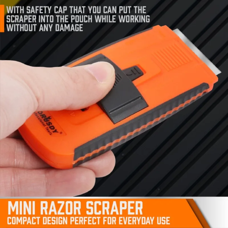 مجموعة مكشطة الجص متعددة الوظائف مع 4 شفرات قابلة للتبديل - مثالية لإزالة السد والجص والسيليكون