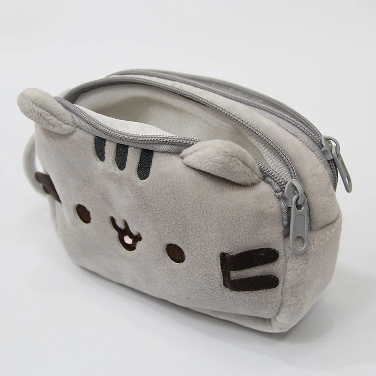 Niedliches Pusheen-Federmäppchen, Cartoon-Motiv Dicker Kater, Große Kapazität, Schüler-Schreibwaren-Aufbewahrungstasche, Mehrzweck-Reise-Kosmetiktasche, Geschenke