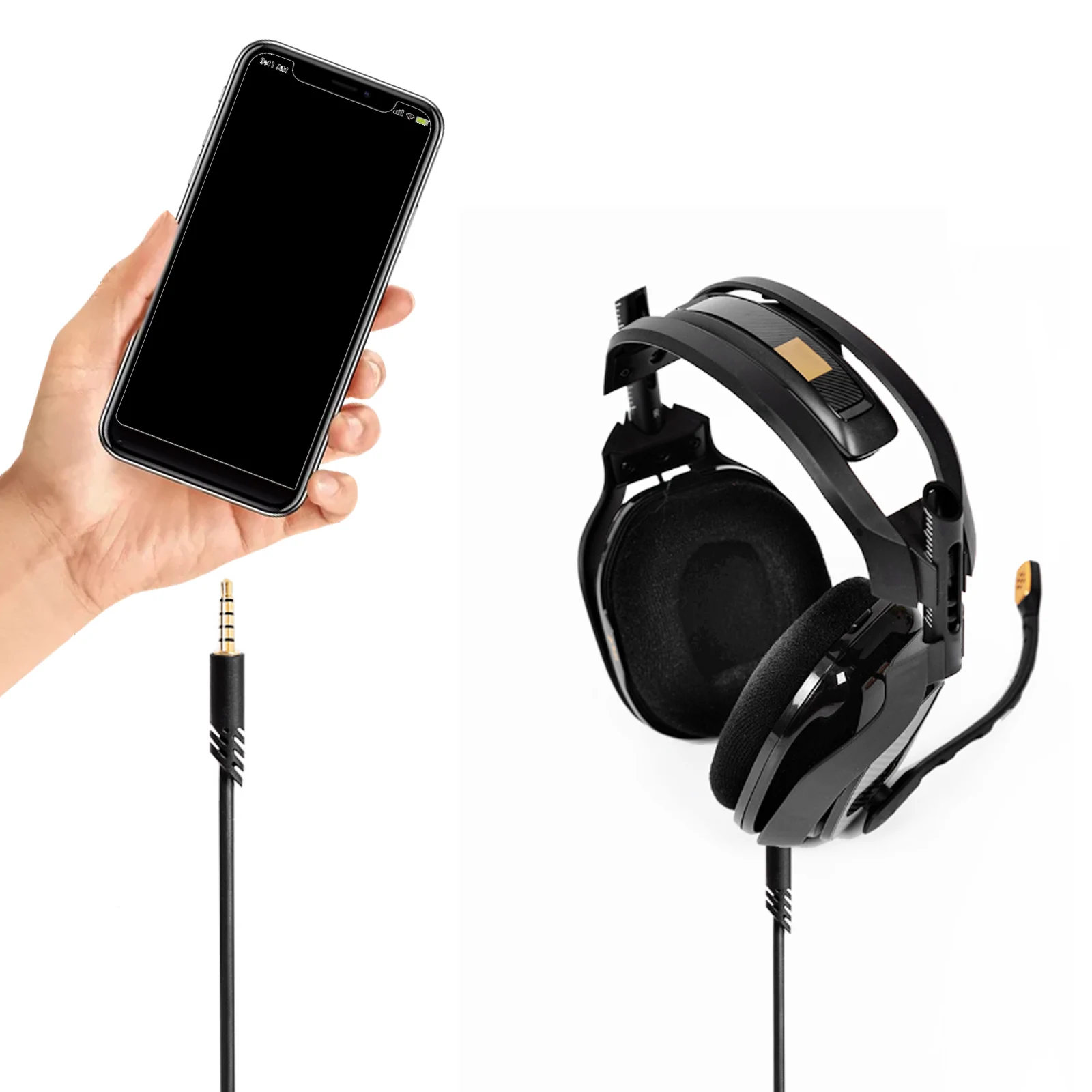 Игровой Сменный кабель для наушников Astro A40/A40TR, гарнитура, кабель с регулятором громкости, сменный кабель для гарнитуры