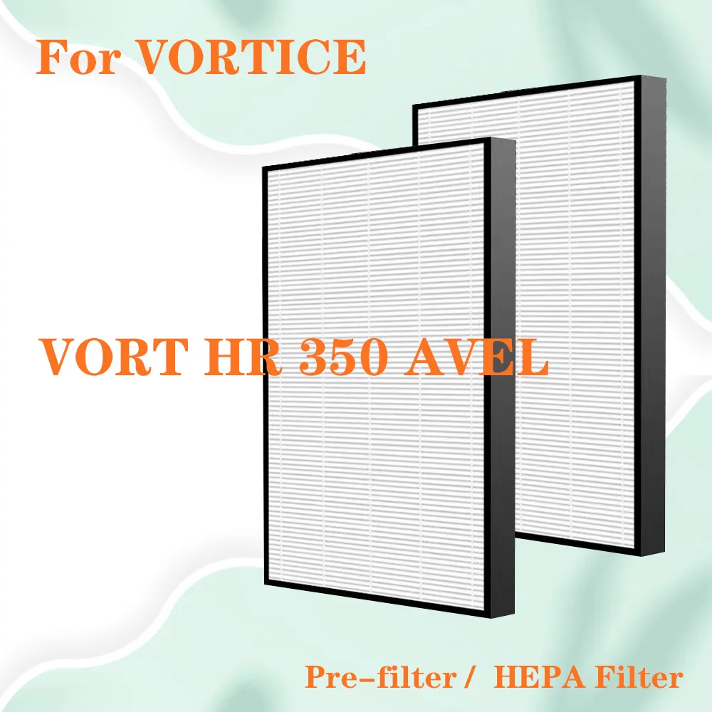 Custom filter H13 replacement HEPA filter for Vortice Vort HR 350 Avel to filter PM2.5,odor