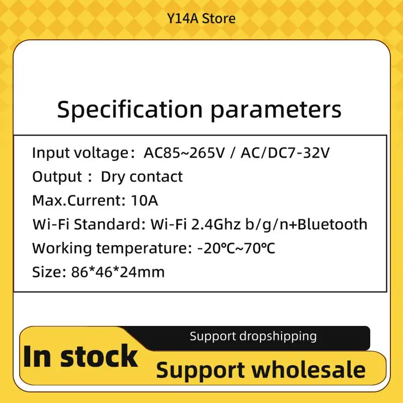 

Y14A 3X Tuya Wi-Fi датчик температуры 2,4G Wi-Fi датчик температуры умный переключатель с датчиком температуры 1 м