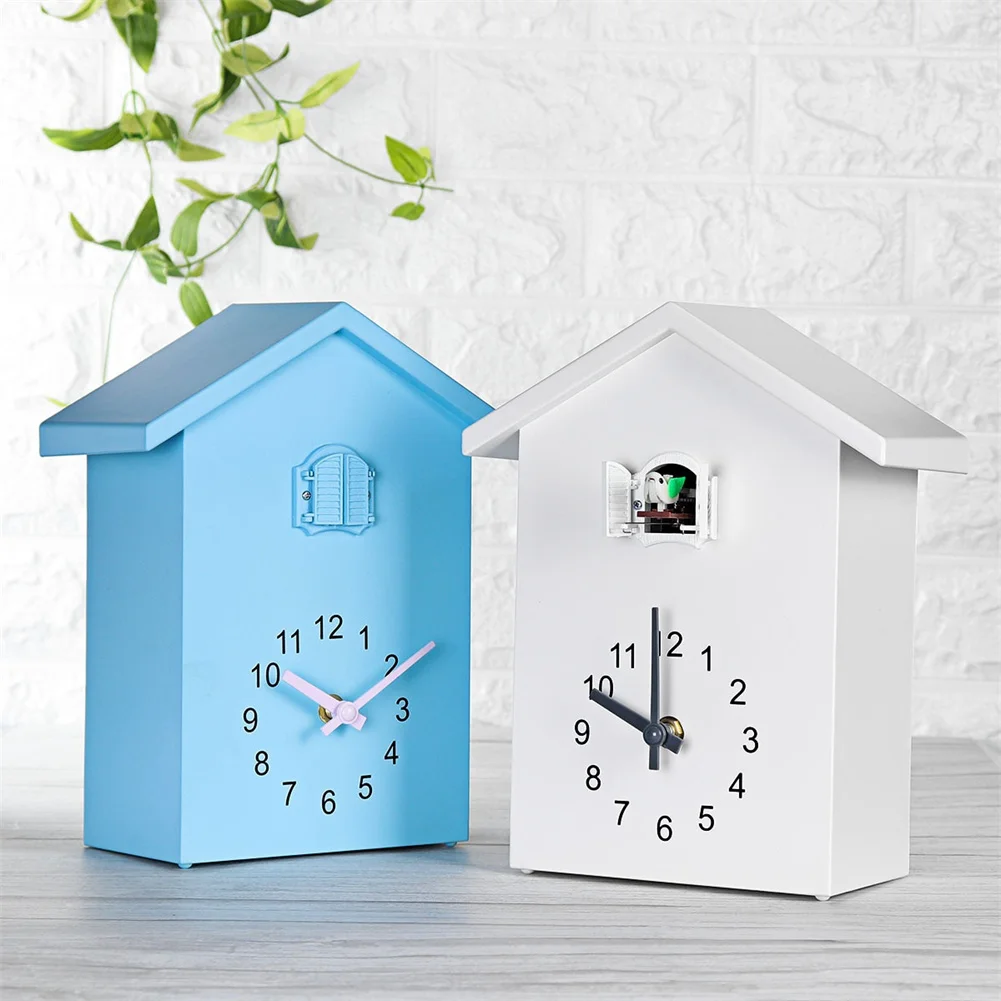 Minimalist Cuckoo Clock Natural Bird Voices Home Decoration Cuckoo Sound Clock With Pendulum Office Living Room Decoration