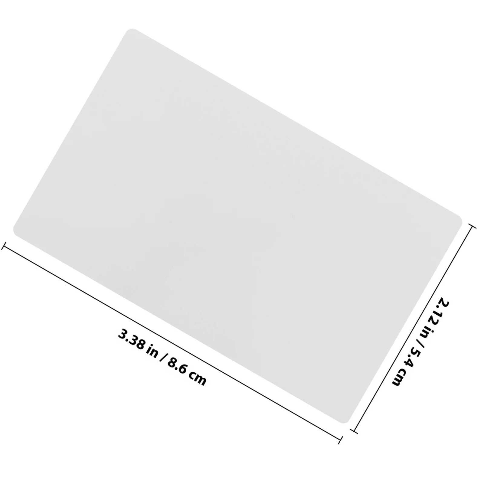 100개 승화 알루미늄 블랭크 금속 명함 재료 각인용 네임플레이트 맞춤 태그 전문 경량