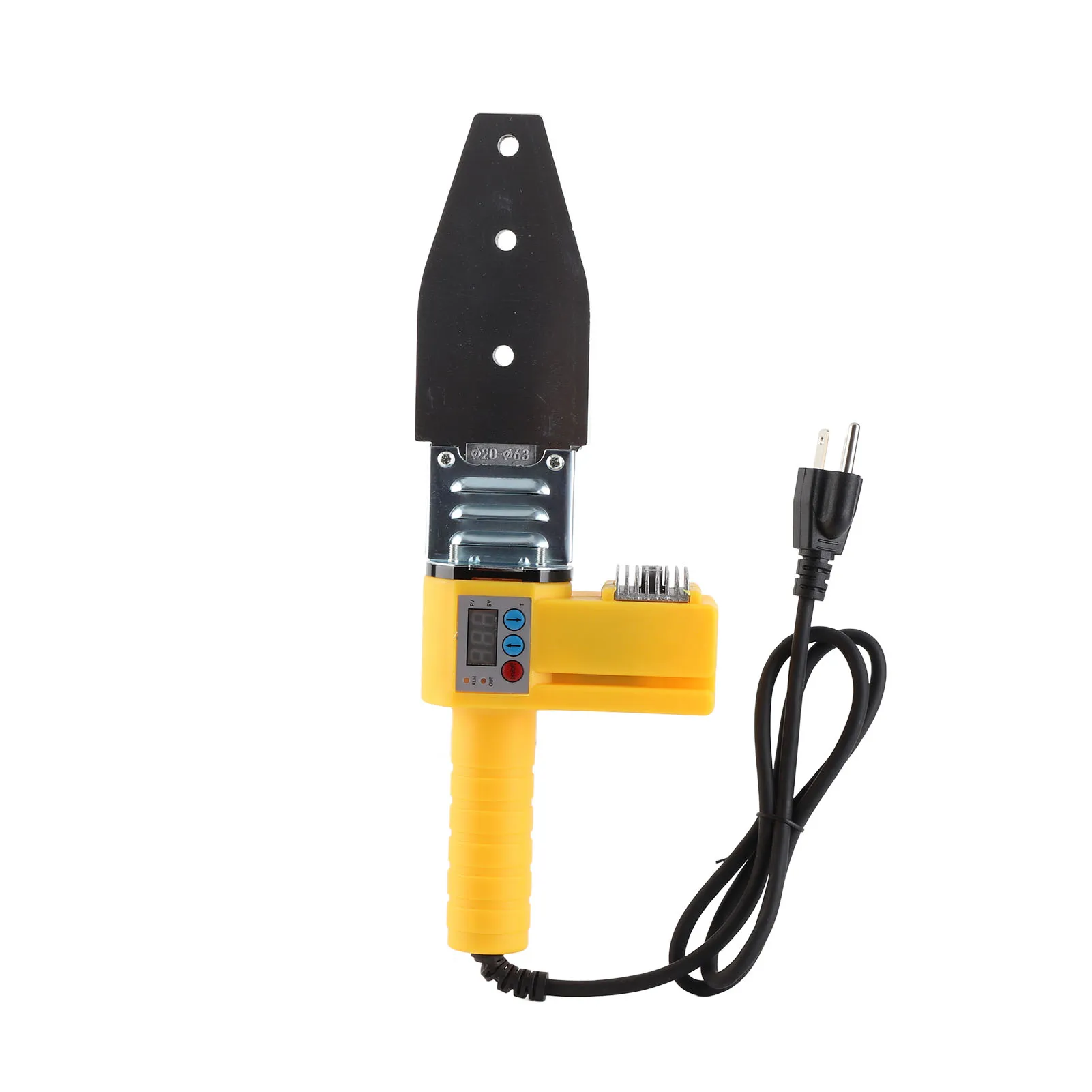 Saldatrice per tubi PPR 0-320 ℃   Saldatore a fusione con presa digitale regolabile con doppia dissipazione del calore 6 teste 20/ 25/ 32/