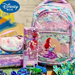 Nowa oryginalna Disney Australia Smiggle Mermaid tornister szkolne artykuły papiernicze piórnik studencki torby na lunch plecak szkolne prezent dla dzieci