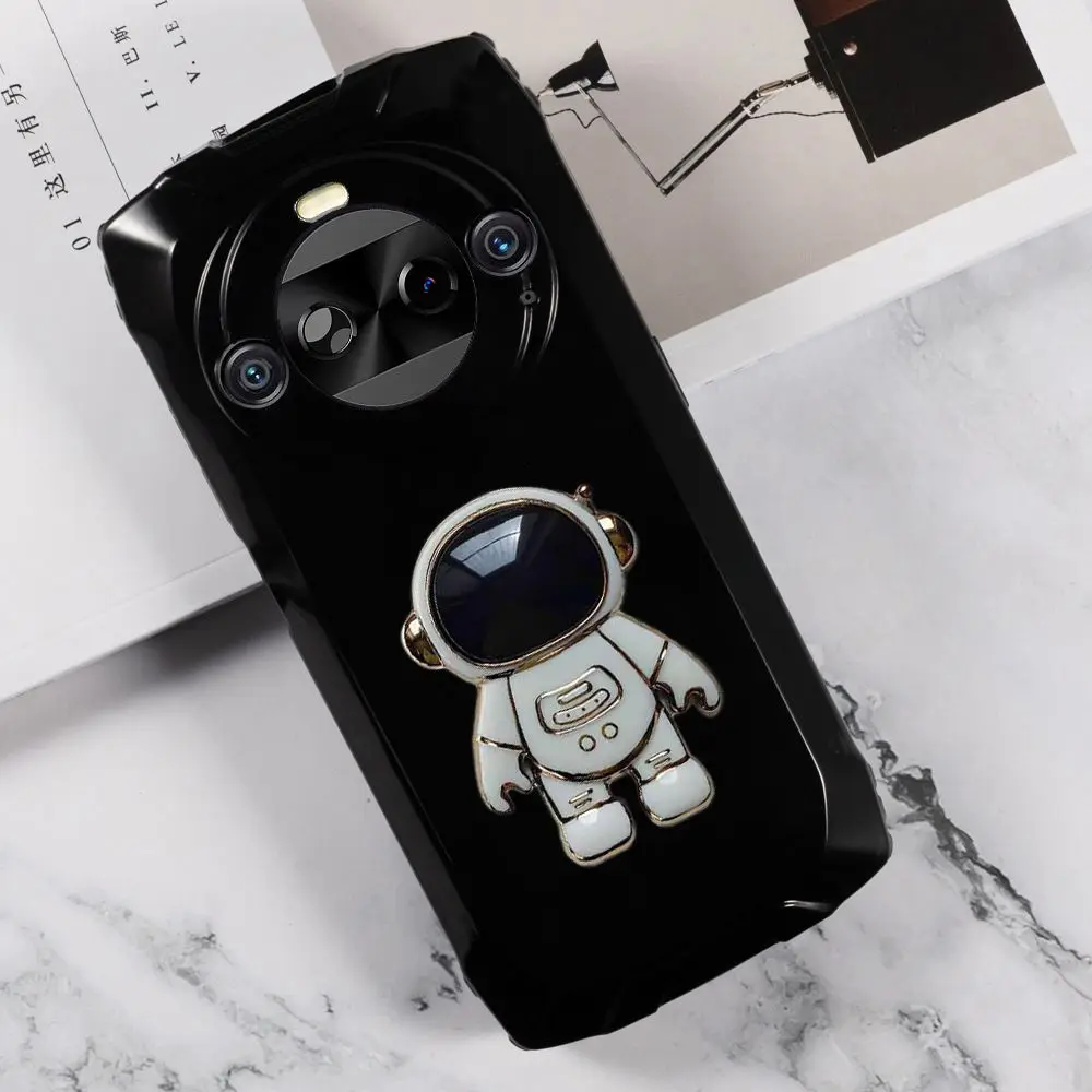 Dla Blackview BL9000 Pro Case Astronaut Holder Ultra-Thin Silicone Shockproof Shell For BL9000 Blackview BL9000pro Back Cover