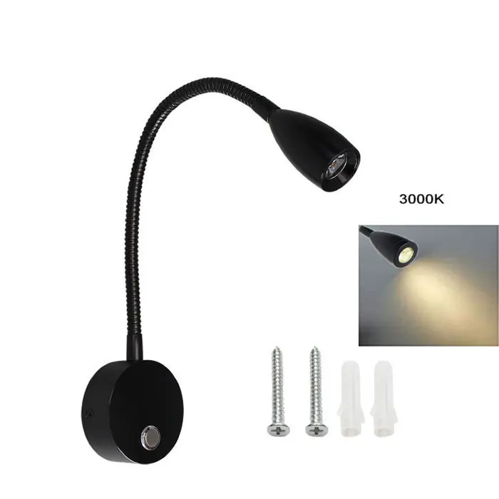 GY DC12V 24V RV dimmbare Leselampe mit Typ C USB-Ladegerät, Touch-Schalter 2 USB-Ladeanschlüsse LED-Licht für Boot, Wohnmobil, Van, Trail 6