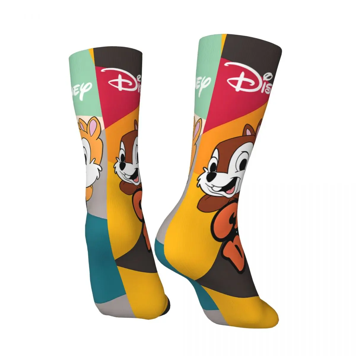 Chip N Dale Crazy Men's compression Socks Unisex Disney Rescue Rangers Harajuku Seamless Printed Funny Novelty Happy Crew Sock