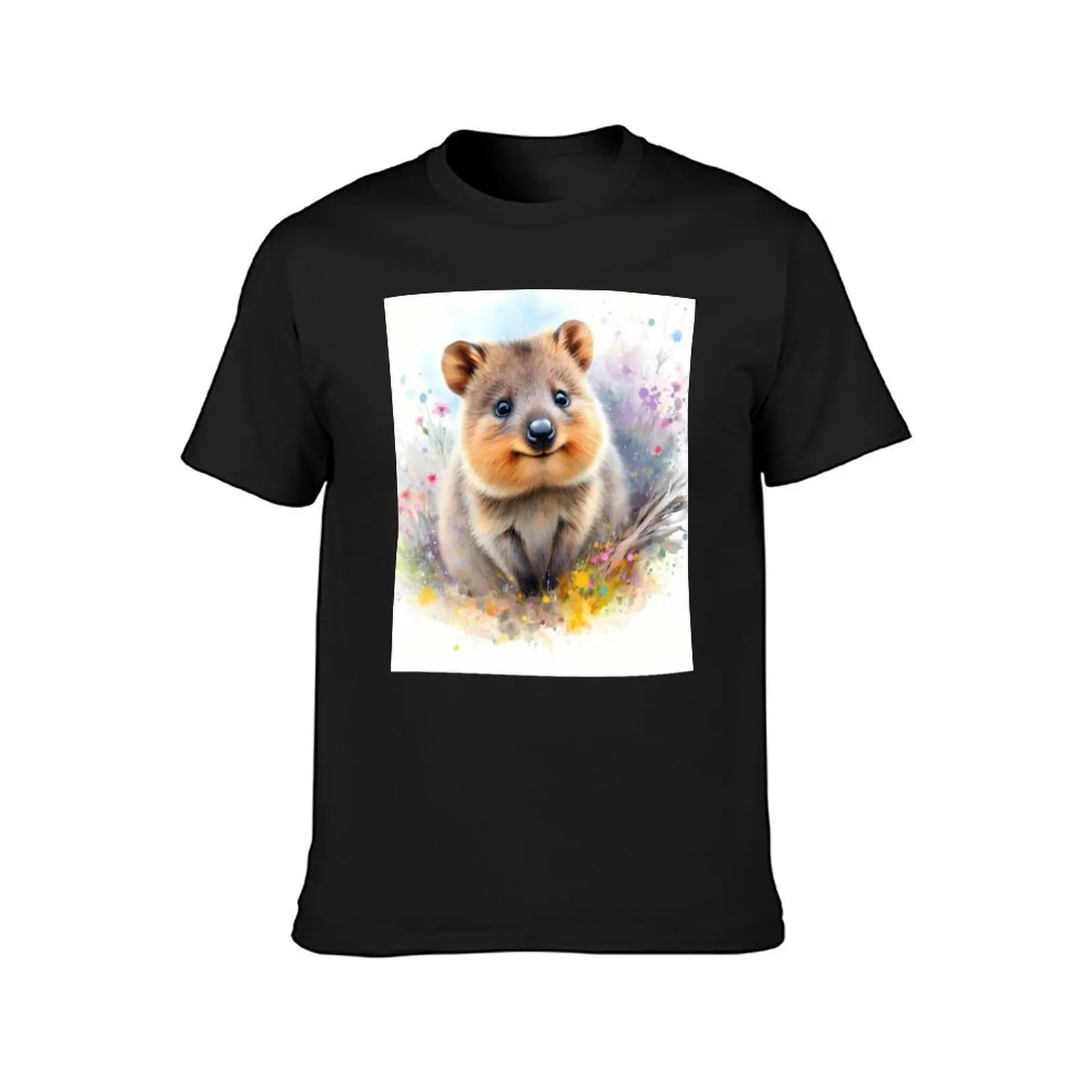 Quokka Art #2 Quokka Lovers T-Shirt anime clothes oversized blacks quick drying men workout shirt