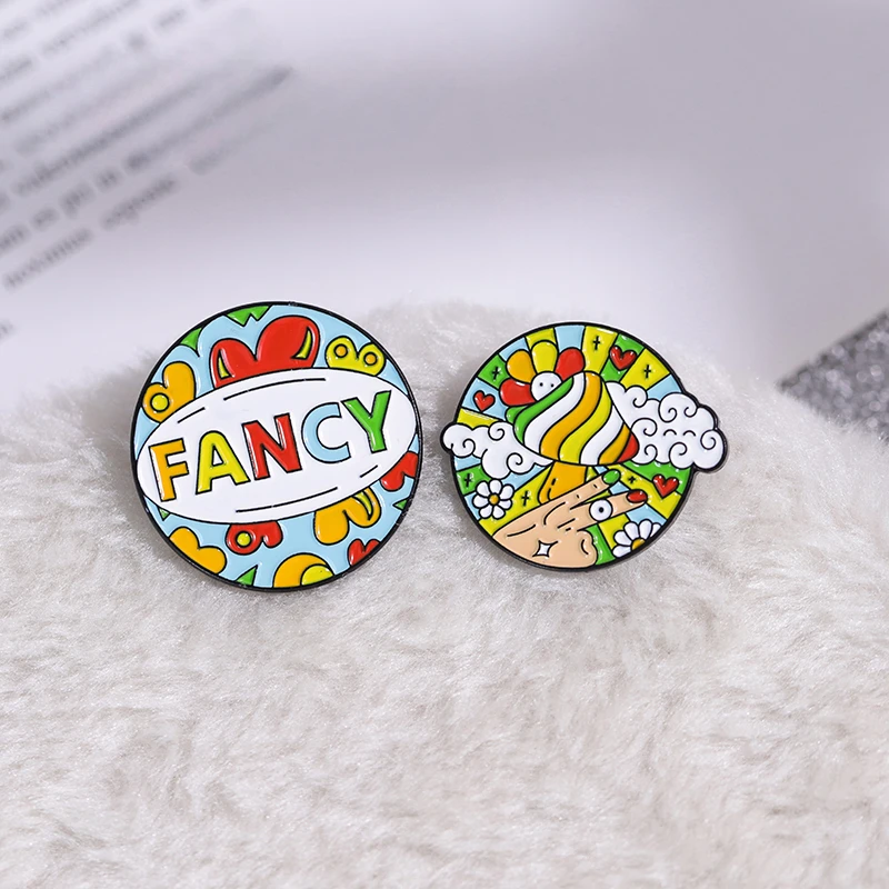 Magic Mushroom Enamel Pin Magic Is Real Psychedelic Mushroom Brooch Lapel Metal Badge Jewelry Gifts For Friends Drop Shipping