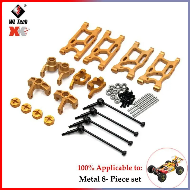 Wltoys 144001 144002 144010 124007 124016 124017 124018 124019  Front and Rear Suspension Arm Set RC Car Spare Parts