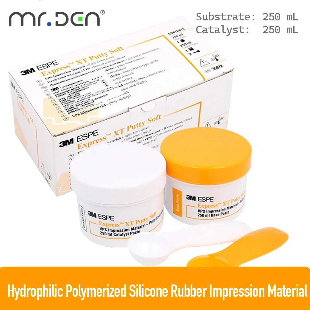 

3M/ESPE Hydrophilic Agglomerated Silicone Rubber Impression Material Oil Sludge Type Conventional Curing Refill 36972