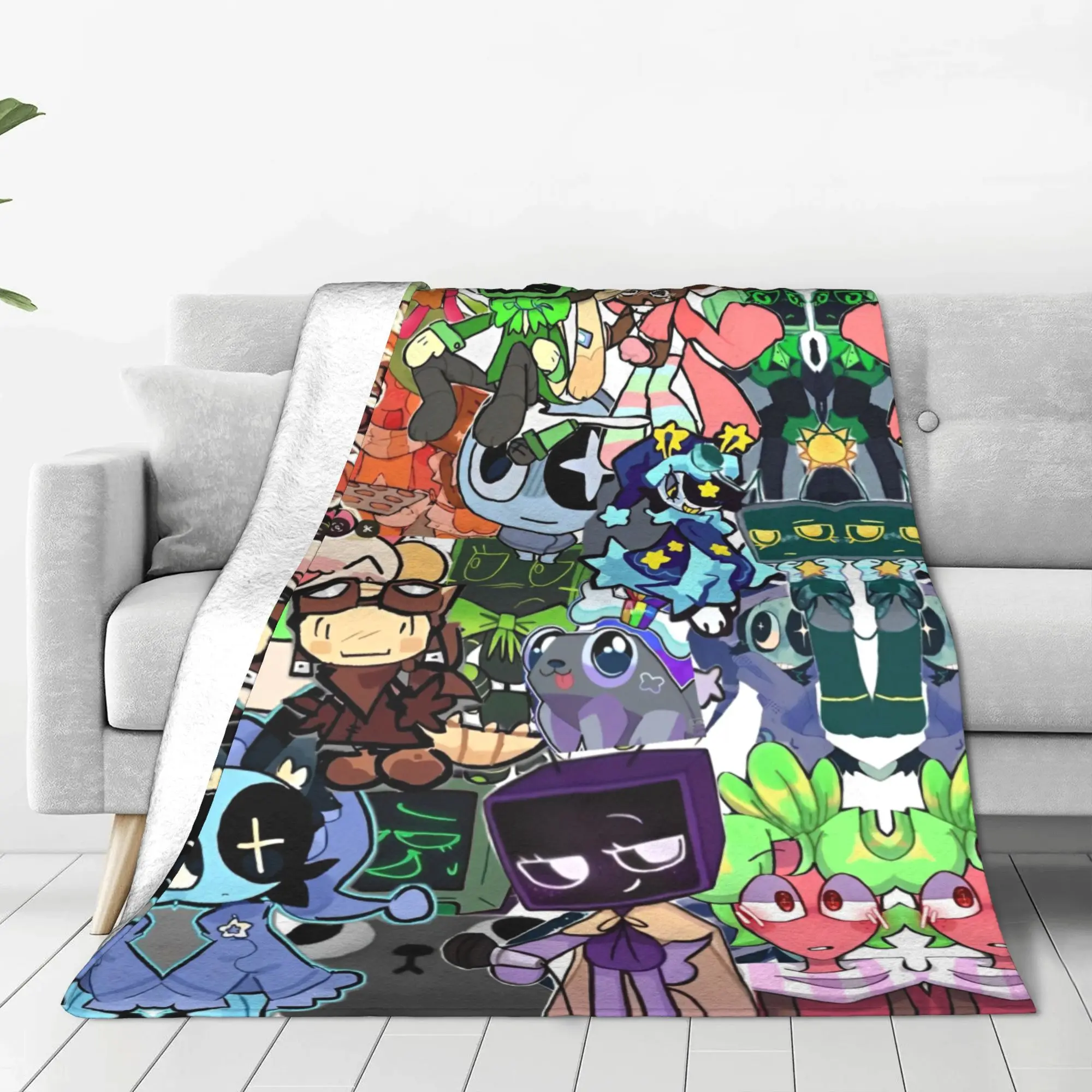 Dandy's World Blankets  Flannel Funny Warm Throw Blanket for Home Decoration