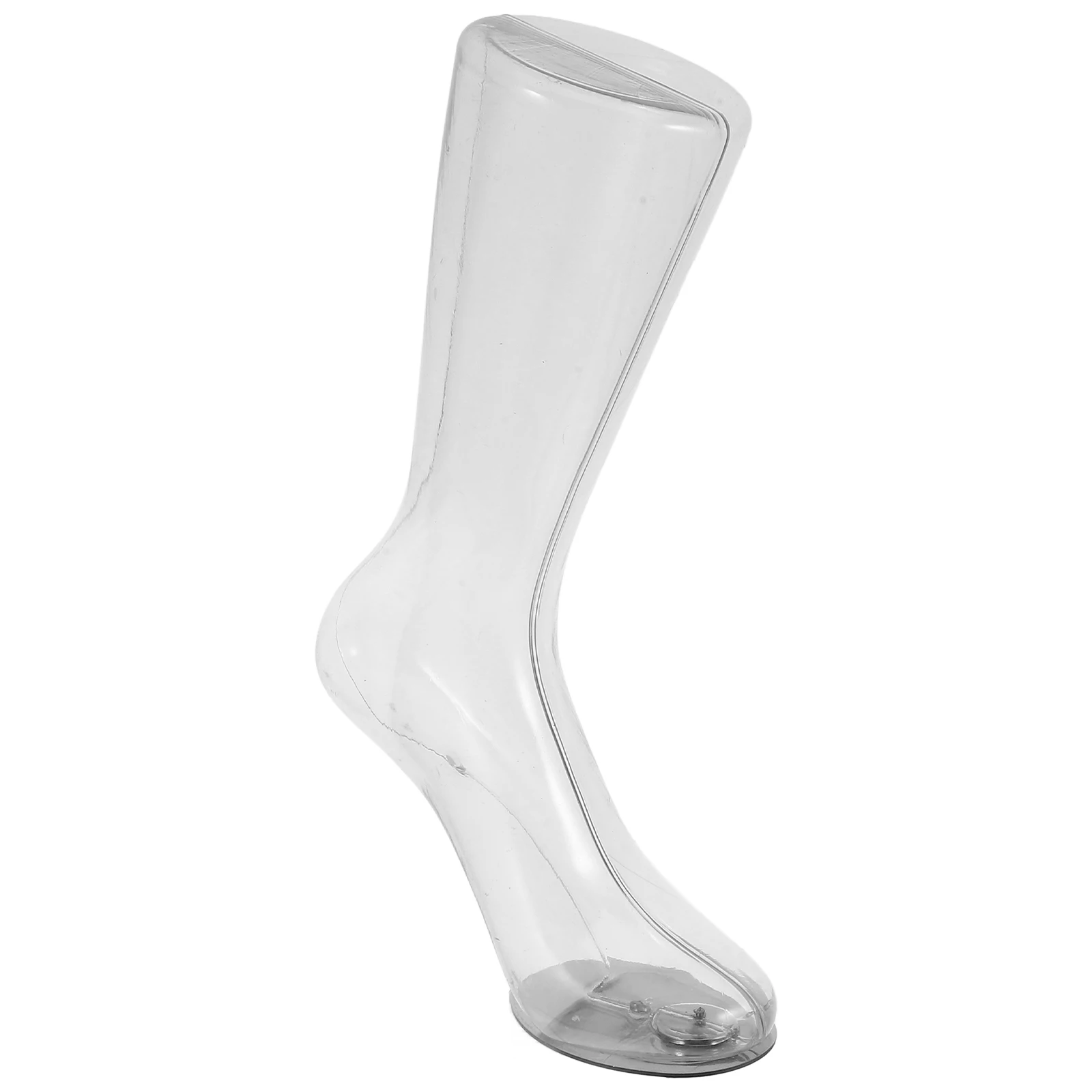 

Magnet Foot Mold Mannequin for Sock Display Female Male Plastic Feet Model with Magnetic Base Stability Transparency