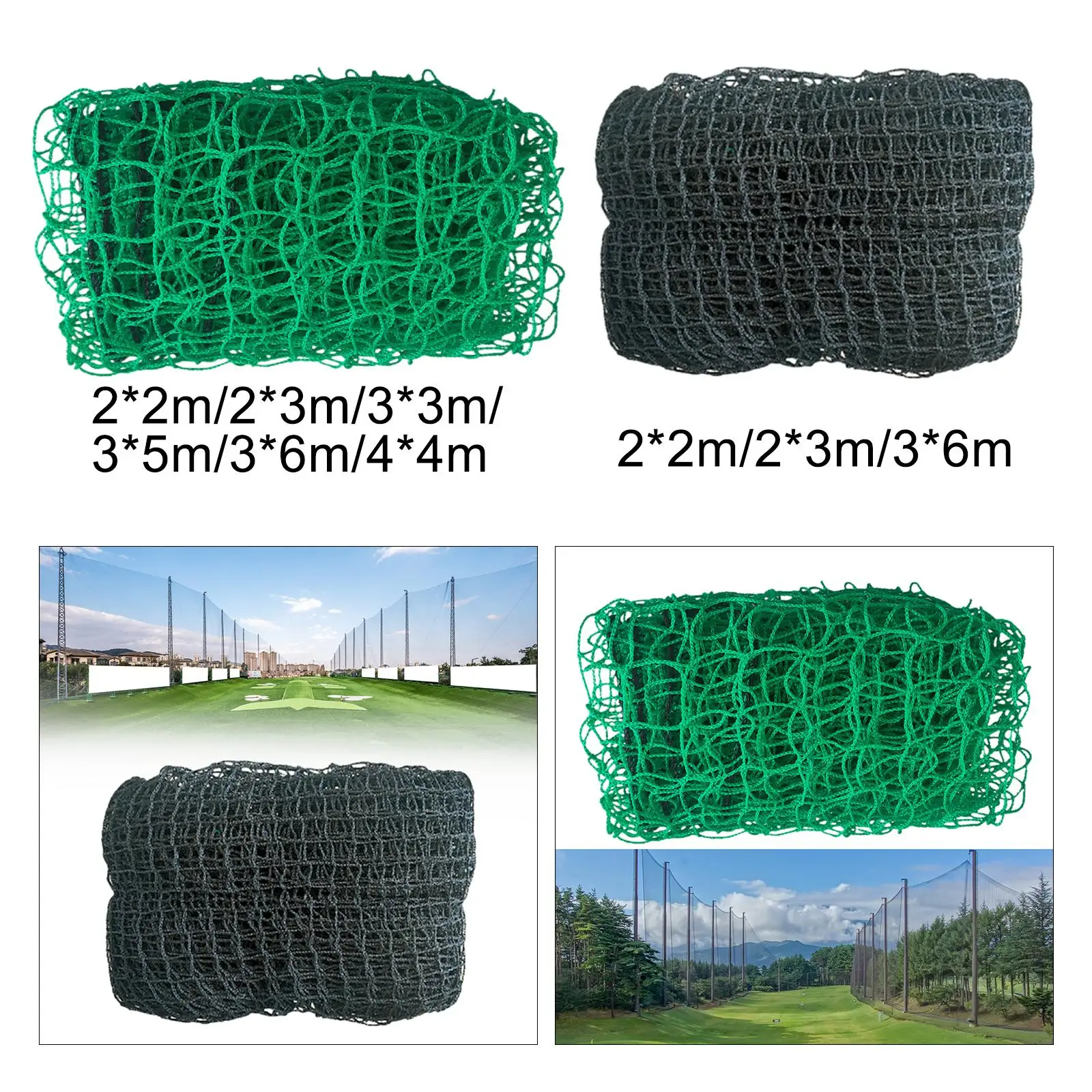 Golf Practice Barrier Net Golf Hitting Net Fence High Impact Golf Net Mesh