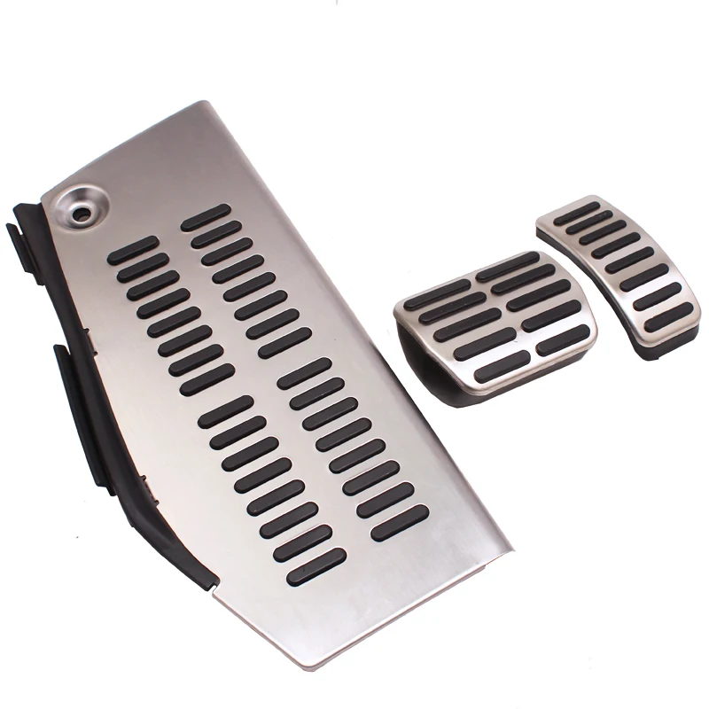 Stainless Steel Footrest Support  Pedals Caps for VW Audi Seat Skoda Polo Vw Golf 4 Bora Beetle RSi GTI R32 Pad Foot Rest Pedal